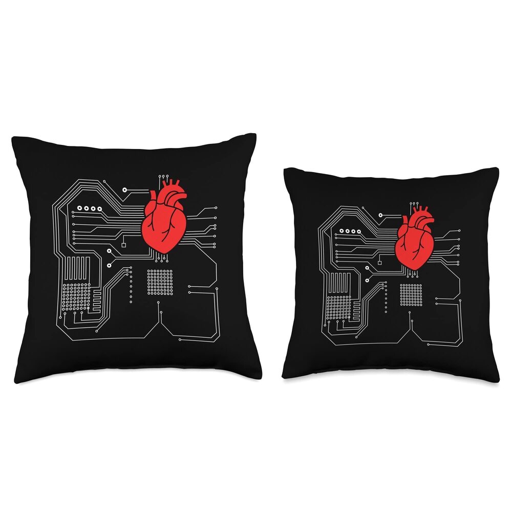 9565 Computer processor, microchip, technology Throw Pillow - Picture 3 of 4